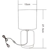 Zuma line HS8720-BL - Stona lampa 1xE14/40W/230V crna/zlatna | Eponuda.com