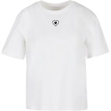 Mister Tee Women's T-shirt Good Vibes Only Heart white | ePonuda.com