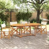 Maison Chic Zložljivi Vrtni Stoli - Stol za vrti 4 kosi kremno belo blago JS2865, (21876093) | Shoptok.si
