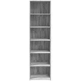  Visoka komoda boje hrasta 50 x 41 x 185 cm konstruirano drvo | Eponuda.ba