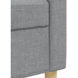  2-dijelni set sofa s jastucima svjetlosivi od tkanine | shoptok.hr