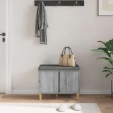  Haldna klop z blazino z vrati Siva Sonoma 60 x 38 x 46 cm, (5000155688) | Shoptok.si