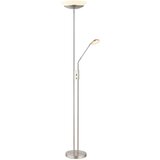 Globo LED stajaća svjetiljka Ganina (18,5 W, Visina: 1.800 mm, Srebrna, Topla bijela) | shoptok.hr