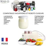 MONBOCO 12x 142 ml steklen kozarček za jogurt | Shoptok.si