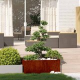  Sadilica boja hrđe 100x100x40 cm od pohabanog čelika | Eponuda.com