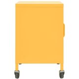 Ormarić za pohranu boja senfa 60 x 35 x 56 cm čelični | shoptok.hr
