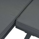 vidaXL 2-dijelni set vrtnih sofa s jastucima crni aluminijski | shoptok.hr