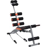 vidaXL Abdominalni trenažer u obliku slova L s elastičnim žicama | shoptok.hr