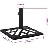  Stalak za suncobran crni 44 x 44 x 31 cm od lijevanog željeza | shoptok.hr