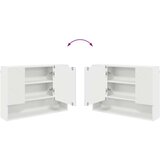  Set namještaja za kupaonicu 3 pcs Bijelo 76.5 x 35 x 64 cm | shoptok.hr