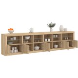  The Living Store Komoda z LED lučkami sonoma hrast 283x37x67 cm - Komoda, (21442385) Cene
