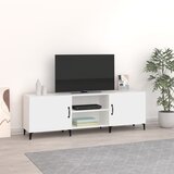 TV ormarić bijeli 150 x 30 x 50 cm od konstruiranog drva | shoptok.hr