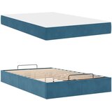  Okvir kreveta s madracem 2 kom. Plava Baršun 140 x 190 cm | Shoptok.si