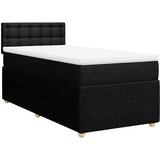  Box spring krevet s madracem crni 90x190 cm od tkanine | shoptok.hr