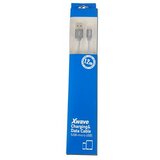 X Wave USB kabl /USB 2.0 (tip A -muški) -Micro USB (tip A -muški) /dužina 2m/UPLETEN/tamno sivi cene