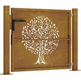  Vrtna vrata 100x100 cm Corten čelik Dizajn stabla | Eponuda.ba
