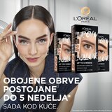 L´Oréal Paris L'Oréal Paris polobstojna barva za obrvi- Brow Color Semi-Permanent Eyebrow Tint - 3.0 Dark Brunette | Shoptok.si