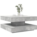 vidaXL Klub stolić rotirajući za 360 stupnjeva betonsko-sivi 70x70x34 5 cm - Beton siva 70 x 70 x 34.5 cm | shoptok.hr