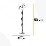 Lesnina XXXL STOJEČA SVETILKA 52/168 cm | Shoptok.si