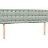  s oprugama i madracem LED svjetlosivi 160x210 cm baršunasti | shoptok.hr