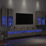  Set zidnog ormarića za TV 7 pcs Konstruirano drvo | shoptok.hr