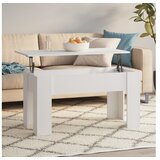  Stolić za kavu bijeli 101x49x52 cm od konstruiranog drva | shoptok.hr