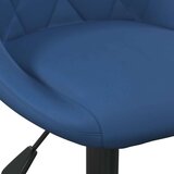  Barski stolac plavi baršunasti | shoptok.hr