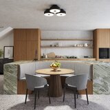 Sollux SL.1678 - plafonska lampa omiq 4xE27/15W/230V prečnika 30 cm crna | Eponuda.com