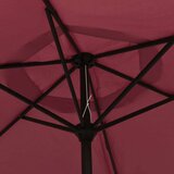  Vanjski suncobran s metalnim stupom bordo 300 cm | shoptok.hr