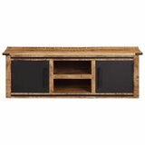 Maison Chic TV omarica - TV stojalo - Televizijska omarica z vrati 105x35x36 cm trden mangov les, (21700776) Cene