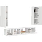  Set TV komoda Zidne 3 pcs Visoki sjaj bijela Konstruirano drvo | shoptok.hr