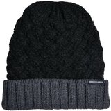 Urban Classics Accessoires Braid Knit Beanie Black/Heather Grey Cene