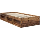 Krevetna konstrukcija Staro drvo 90 x 190 cm Čvrsto borovo drvo | shoptok.hr