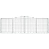  Lučne gabionske košare 8 kom 400x50x120/140cm pocinčano željezo | shoptok.hr
