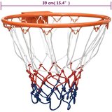 vidaXL Košarkarski obroč oranžen 39 cm jeklo | Shoptok.si