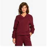 ladies v neck sweatshirt