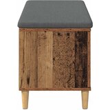  Klupa za hodnik s jastukom Staro drvo 100 x 38 x 46 cm | shoptok.hr