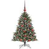  Umjetno božićno drvce Zelena 120 cm PVC, Plastika i Čelik | shoptok.hr