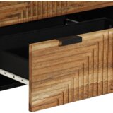 3 kom. sideboard smeđa 60x33x75 cm čvrsto drvo bagrem | shoptok.hr