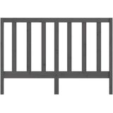  Uzglavlje za krevet sivo 166 x 4 x 100 cm od masivne borovine | shoptok.hr
