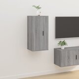 vidaXL Stenska TV omarica siva sonoma 40x34,5x80 cm Cene