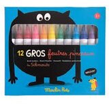 Moulin Roty Set flomastera sa četkicom - Les Schmouks 12/1 u