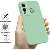 INORCO Tekoči silikonski ovitek za Infinix Hot 12 Play NFC 4G/Hot 12 Play 4G, ovitek za telefon z mehko podlogo, zaščita proti praskam, (22035748) | Shoptok.si