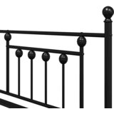 Krevet na kat Crna 107 x 203 cm Čelik | Eponuda.ba