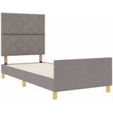  Krevetna konstrukcija Sivo-smeđa 100 x 200 cm tkanina | shoptok.hr