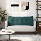  Jastuk za leđa Tamnozelena 120 x 24 x 50 cm tkanina | shoptok.hr