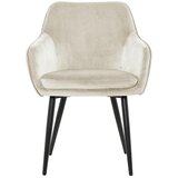 Livetastic Naslanjač Samt, Krem Barva | Shoptok.si