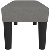  Klupa tamnosivi 100x30x30 cm od tkanine | Eponuda.ba