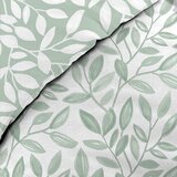 Douceur d intérieur Bela/zelena posteljnina za zakonsko posteljo/podaljšana iz mikrovlaken 240x220 cm Sequoia – | Shoptok.si