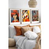 WALLXPERT Huhu545 - Višenamenska Dekorativna Slika u Ramovima (3 Komada) 50 x 70 cm | Eponuda.com